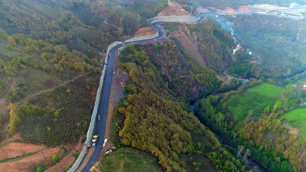 Ordu Çevre Yolu ile Ordu-Ulubey Ayrımı-Topçam-Mesudiye Yolları